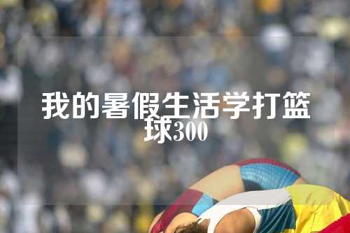 我的暑假生活学打篮球300