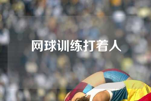 网球训练打着人