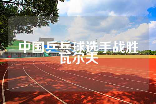 中国乒乓球选手战胜瓦尔夫