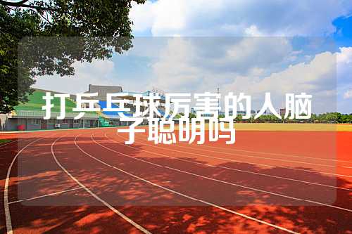 打乒乓球厉害的人脑子聪明吗