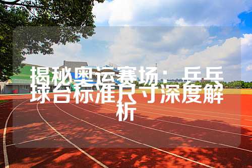 揭秘奥运赛场：乒乓球台标准尺寸深度解析