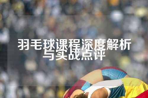 羽毛球课程深度解析与实战点评
