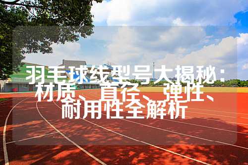 羽毛球线型号大揭秘：材质、直径、弹性、耐用性全解析