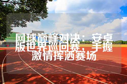 网球巅峰对决：安卓版世界巡回赛，手握激情挥洒赛场