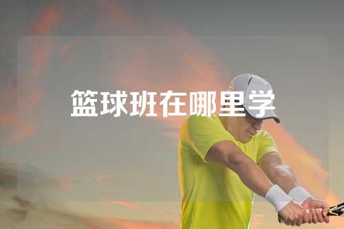 篮球班在哪里学