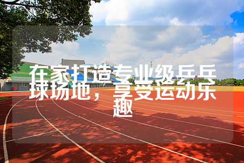 在家打造专业级乒乓球场地，享受运动乐趣