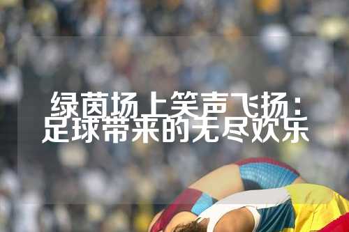 绿茵场上笑声飞扬：足球带来的无尽欢乐