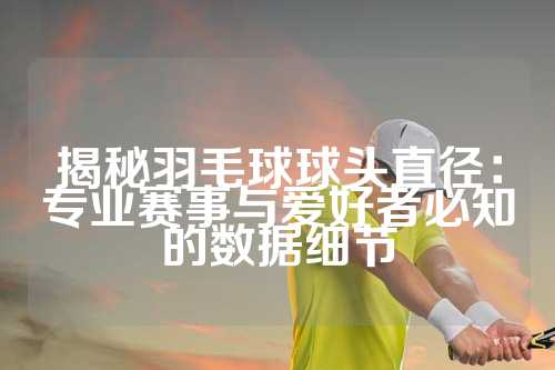 揭秘羽毛球球头直径：专业赛事与爱好者必知的数据细节