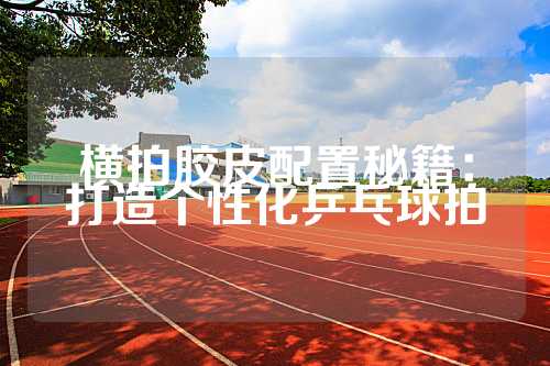 横拍胶皮配置秘籍：打造个性化乒乓球拍